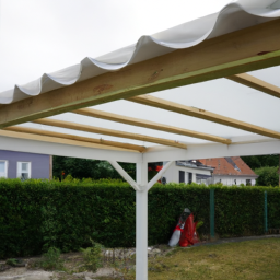 Installation de pergola en PVC Laxou